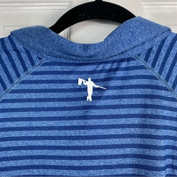 Anderson Ord Bronko Golf Polo Blueberry Heather Mens XL - Picture 4 of 4